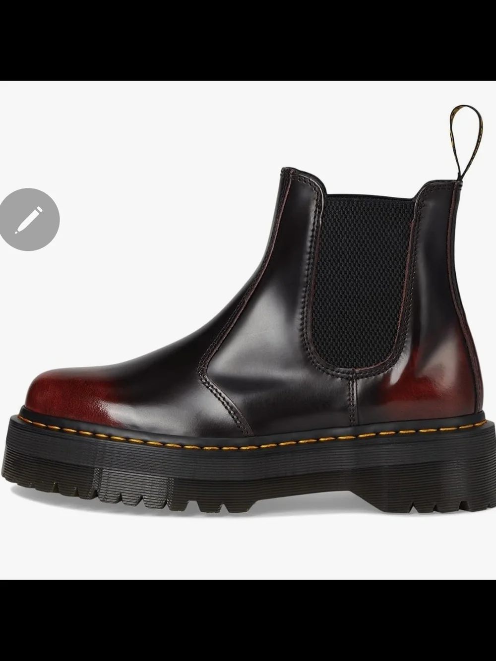 Dr. Martens Men’s Black Cherry Chelsea Boots